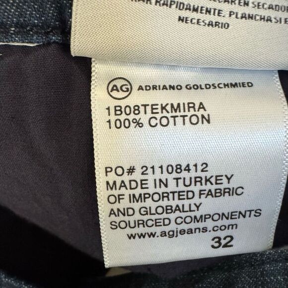 AG Adriano Goldschmied Wells drawstring relaxed tapered shorts cotton sz 32 NWT - Picture 9 of 12